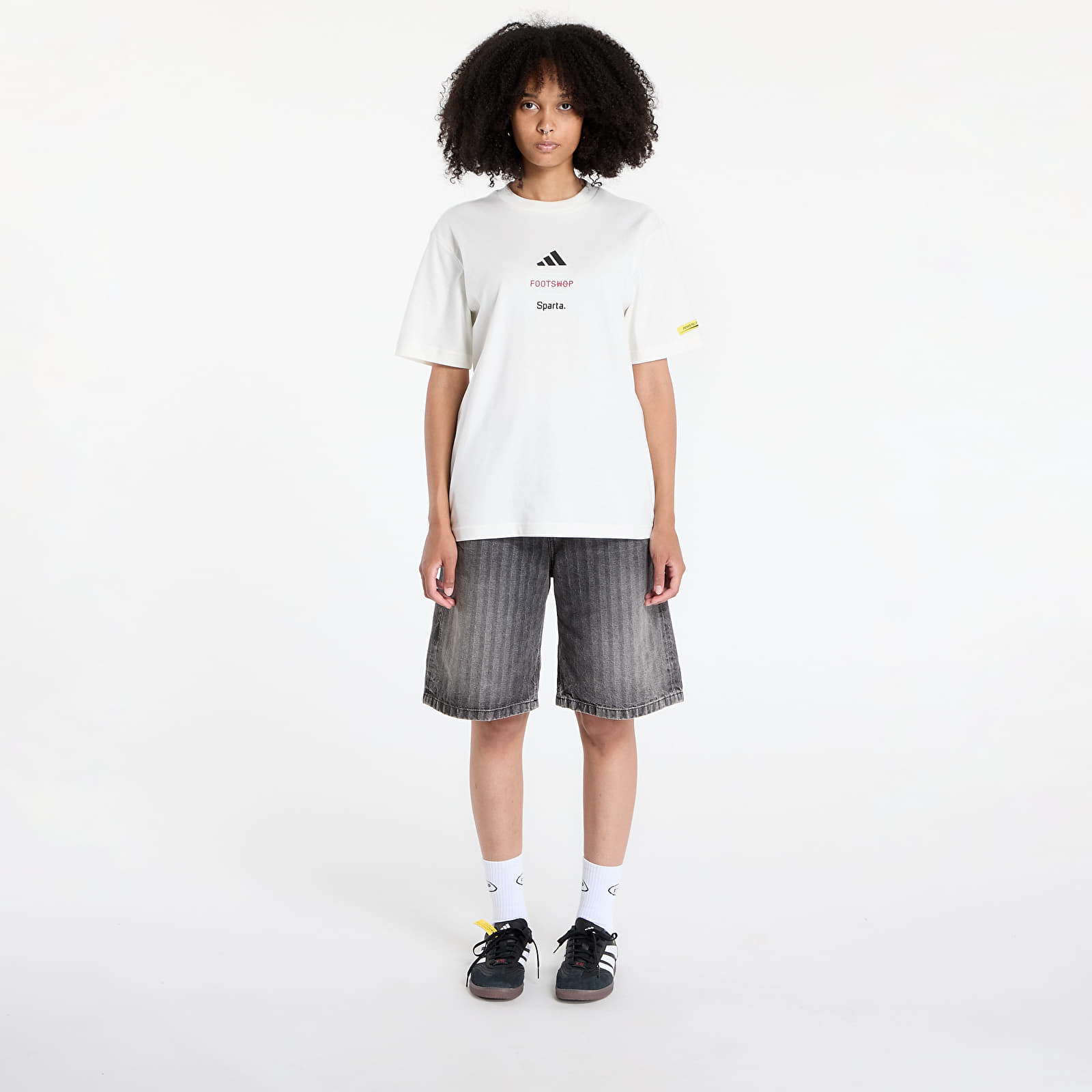 T-shirts adidas x Footshop x Sparta T-Shirt Crest UNISEX White