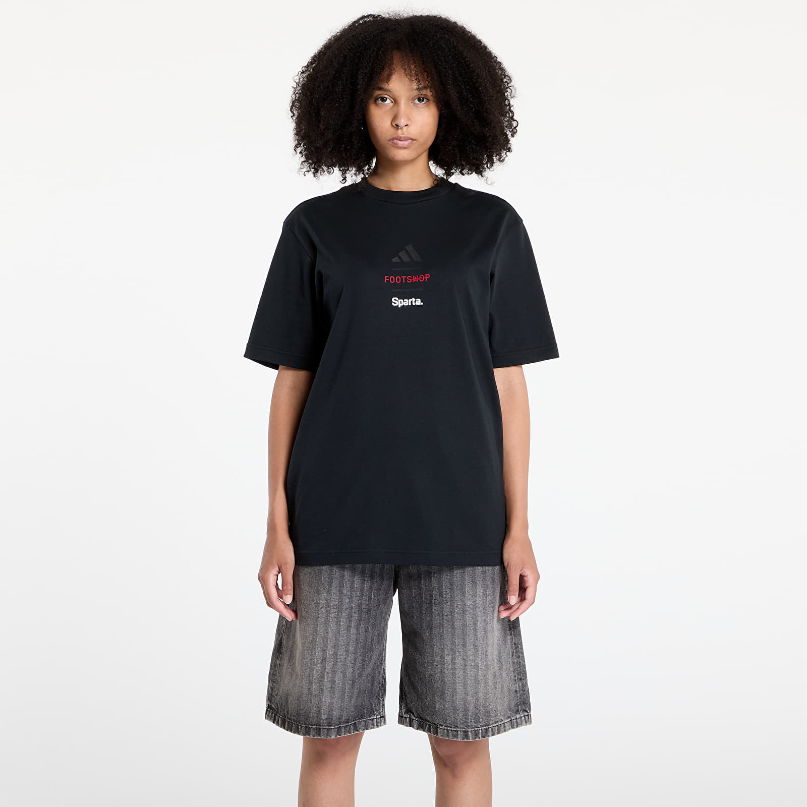 T-shirts adidas x Footshop x Sparta T-Shirt Logotype UNISEX Black