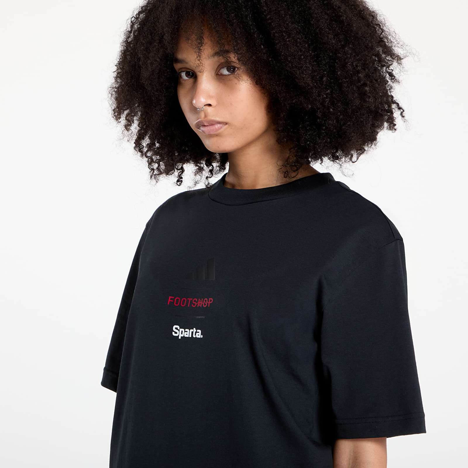 T-shirts adidas x Footshop x Sparta T-Shirt Logotype UNISEX Black