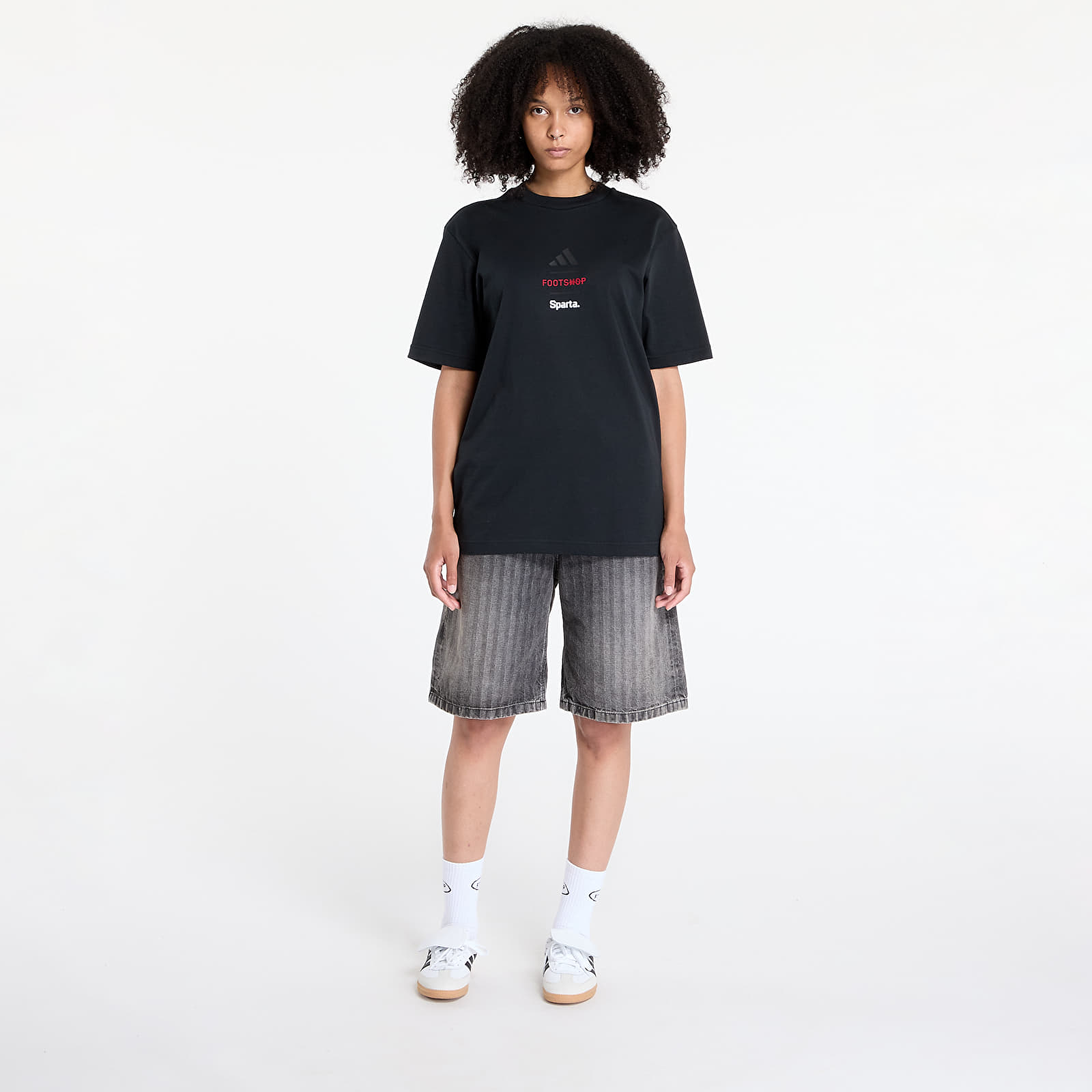 T-shirts adidas x Footshop x Sparta T-Shirt Logotype UNISEX Black