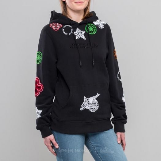 Hoodies and sweatshirts Opening Ceremony Crochet Flower Hoodie Black Footshop