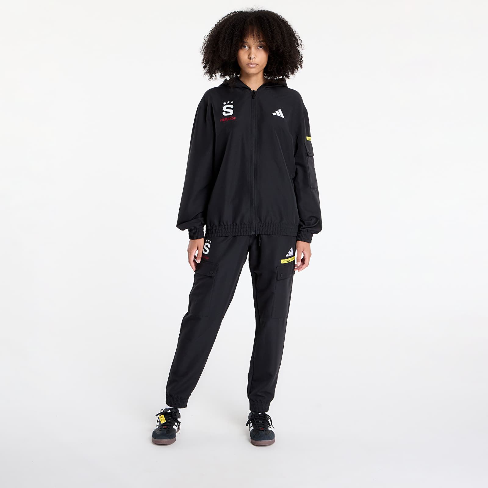 Pants adidas x Footshop x Sparta Windbreaker Pants UNISEX Black