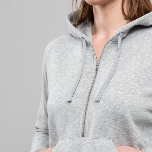 Grey calvin klein zip hoodie clearance