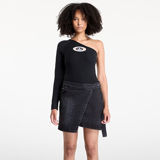 adidas Originals Campus 2000 One-Shoulder Bodysuit Black