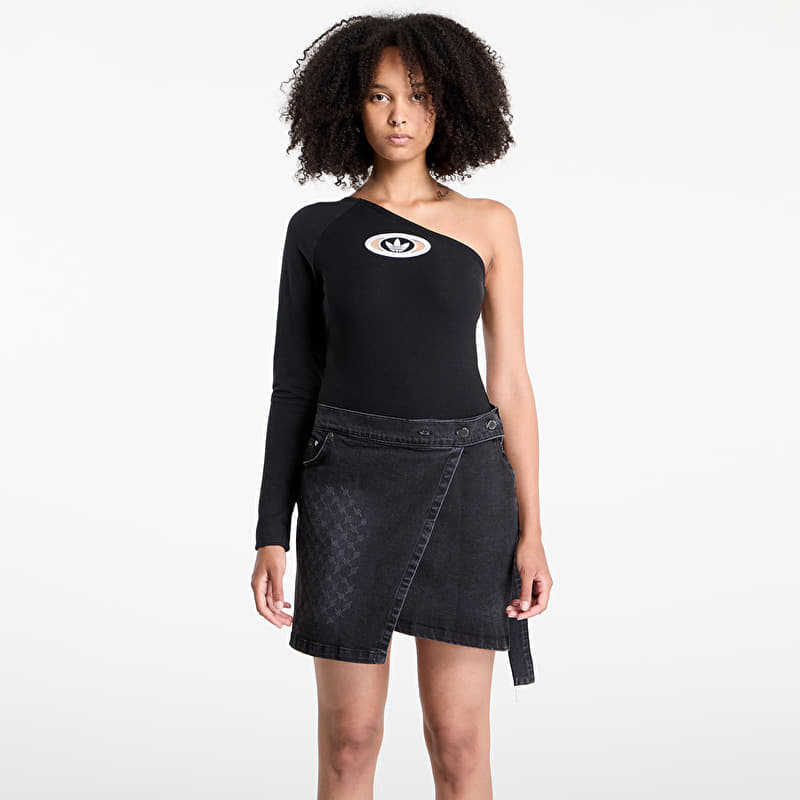 adidas Originals Campus 2000 One-Shoulder Bodysuit Black