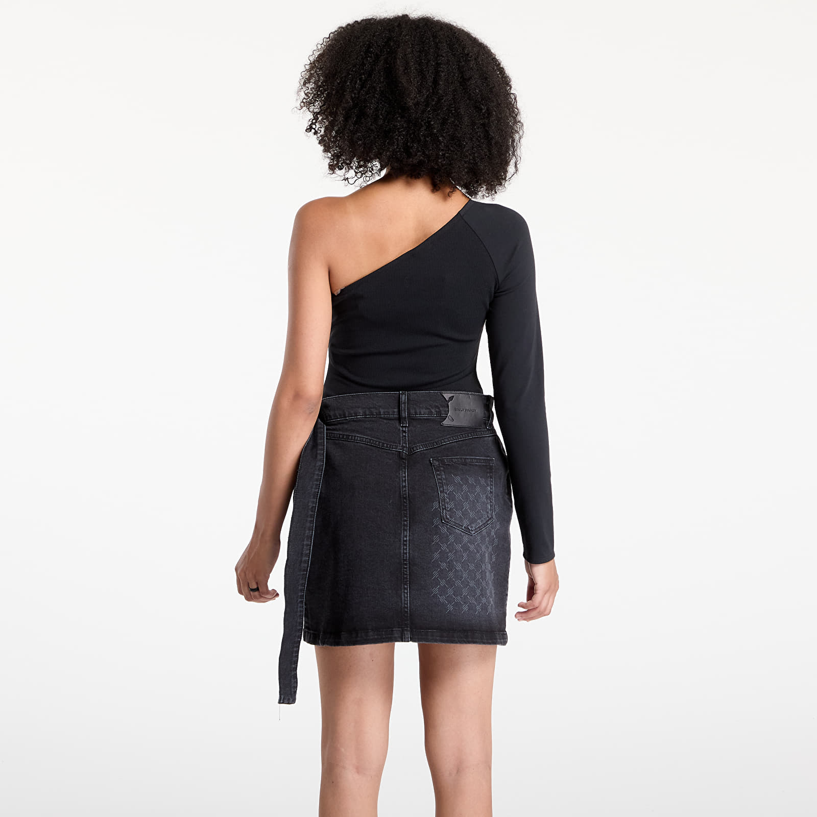 Body adidas Originals Campus 2000 One-Shoulder Bodysuit Black