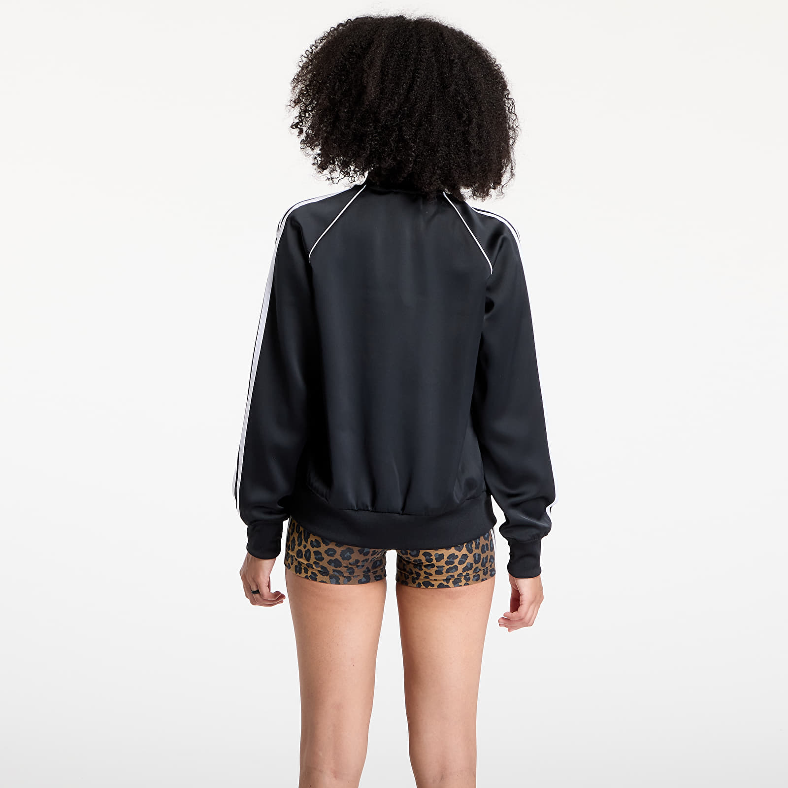 Bluzy adidas SST Adicolor Satin Track Top Black/ White