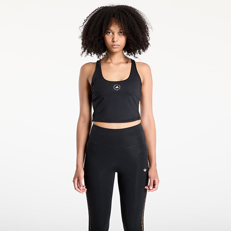 Tílko adidas x Stella McCartney Yoga Croptop Black