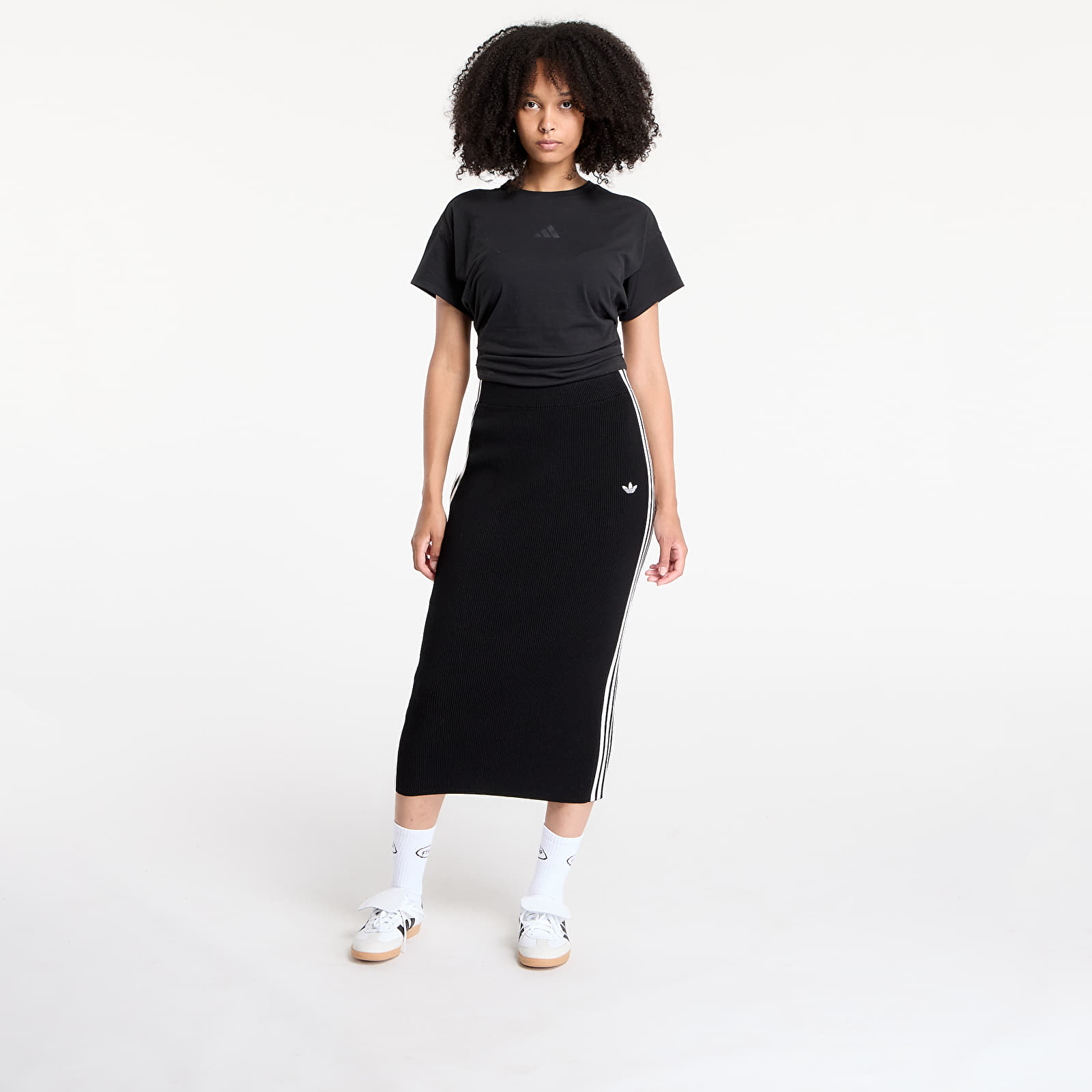 Röcke adidas Knit 3S Skirt Black