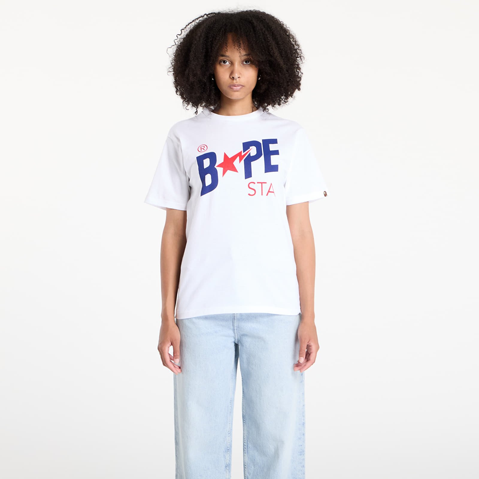 Koszulki A BATHING APE Colors Bape Sta Tee UNISEX White