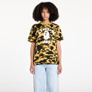 A BATHING APE 1St Camo College Tee UNISEX Yellow
