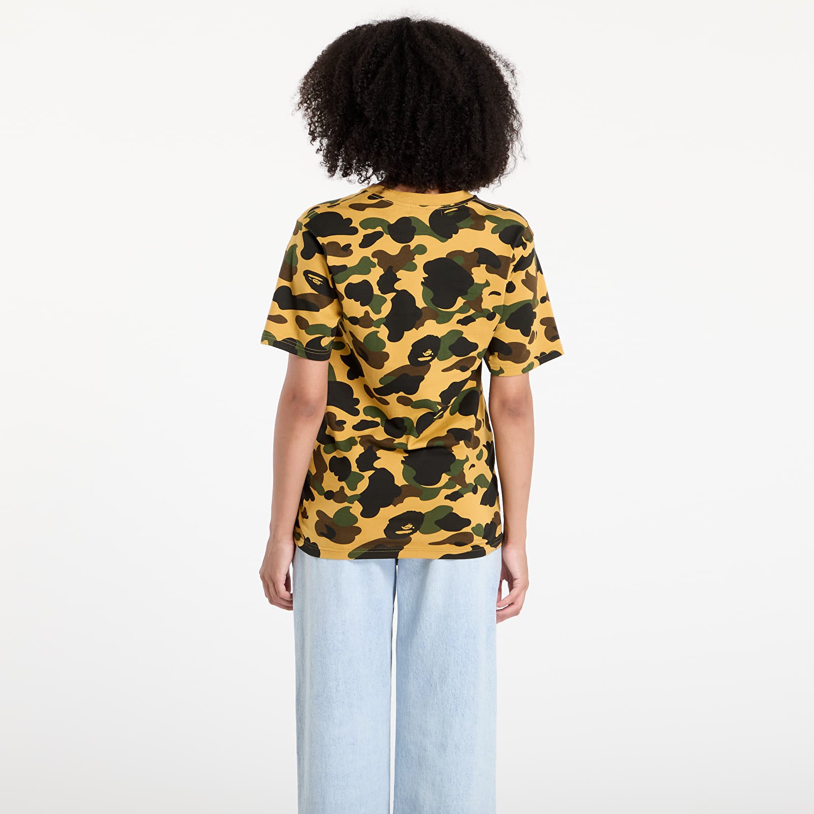 Koszulki A BATHING APE 1St Camo College Tee UNISEX Yellow