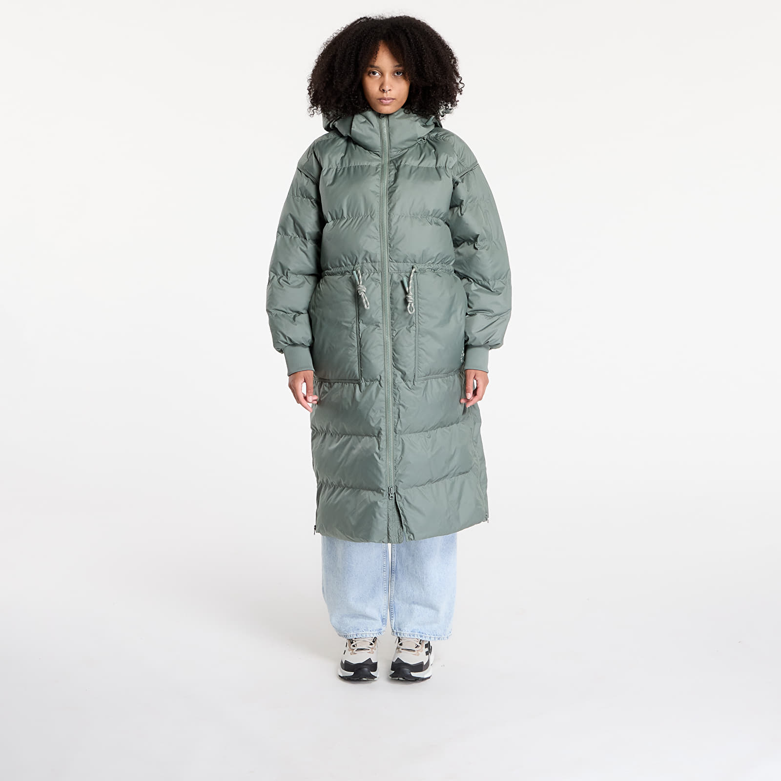 Kurtki adidas by Stella McCartney Long Padded Winter Jacket Stone Green