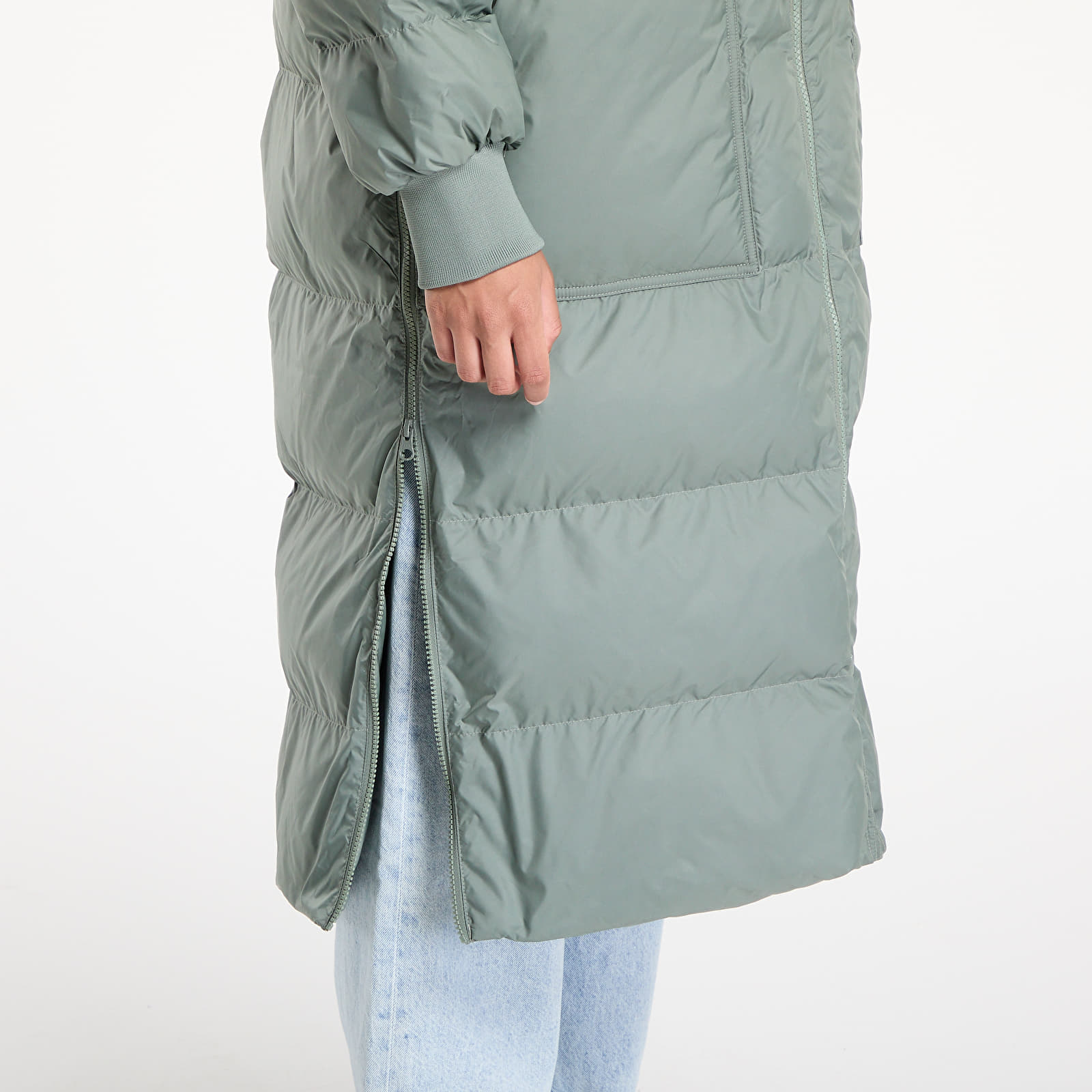 Kurtki adidas by Stella McCartney Long Padded Winter Jacket Stone Green