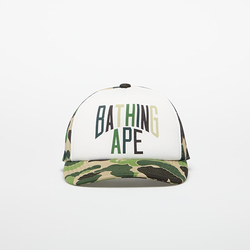 Caps A BATHING APE Abc Camo Nyc Logo Mesh Cap Green