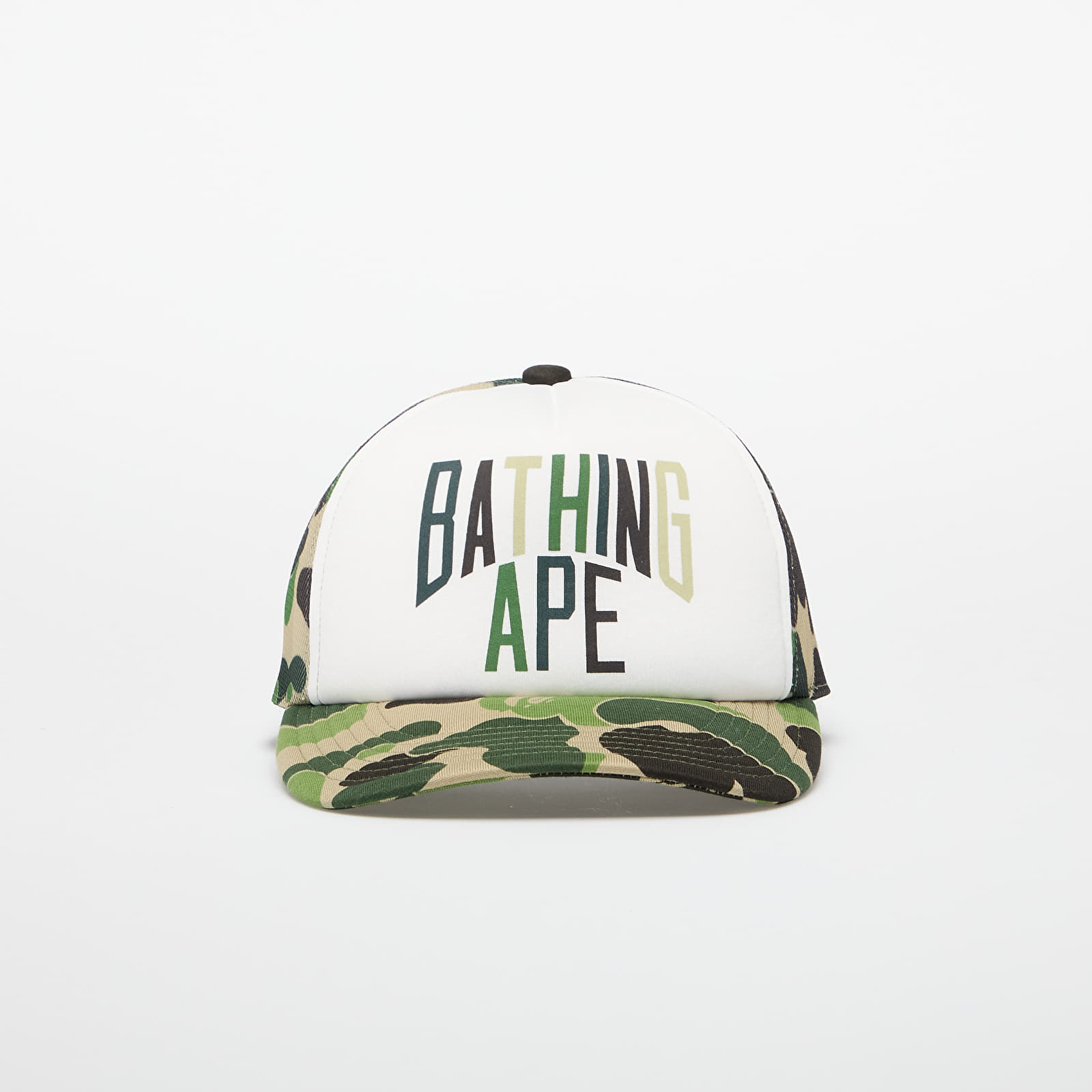 Czapki z daszkiem A BATHING APE Abc Camo Nyc Logo Mesh Cap Green