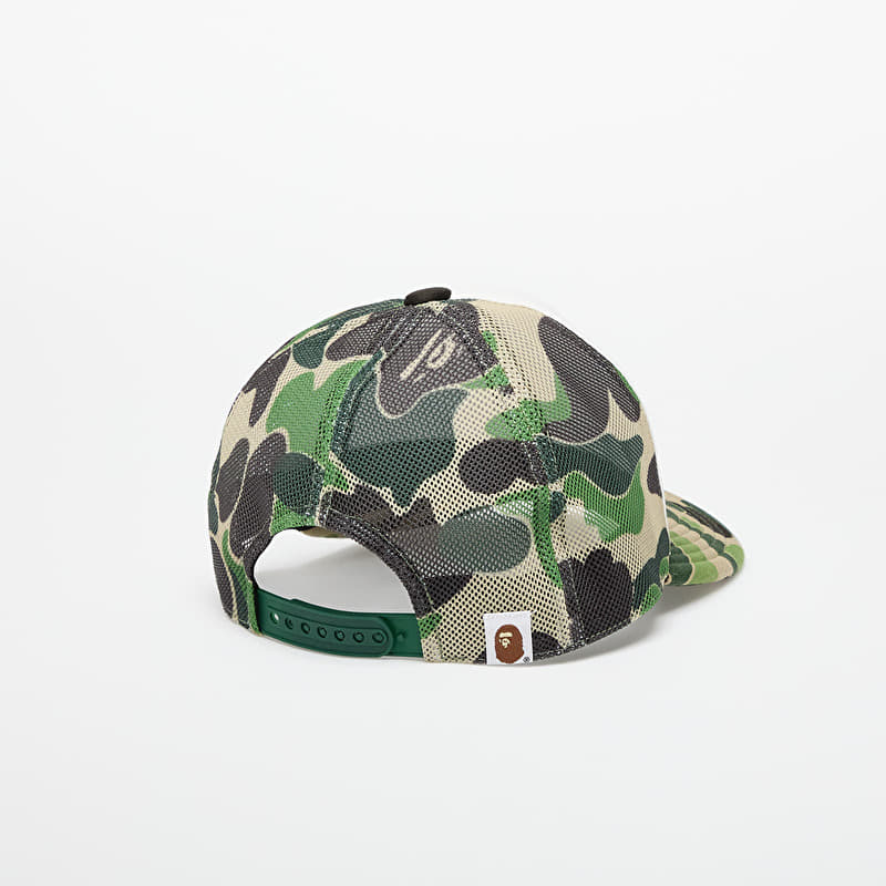 【現行・完売品】ABC CAMO NYC LOGO MESH CAP グリーン Caps A BATHING APE Abc Camo Nyc Logo Mesh Cap Green