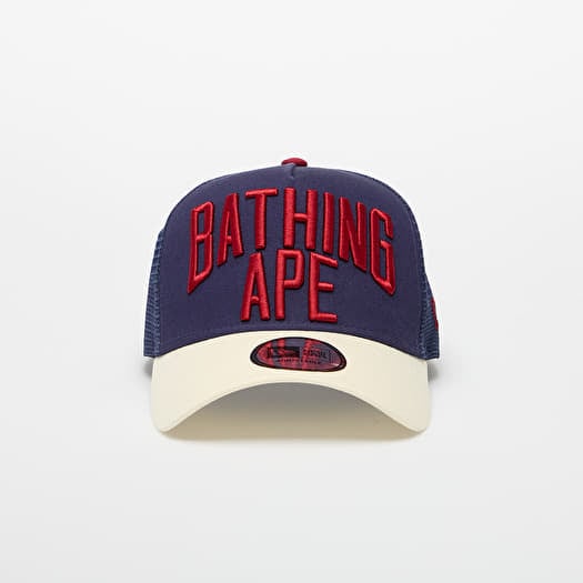 Mütze A BATHING APE x New Era 9Forty Nyc Logo Cap Navy