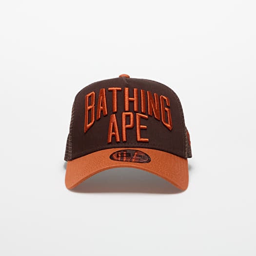 Mütze A BATHING APE x New Era 9Forty Nyc Logo Cap Brown