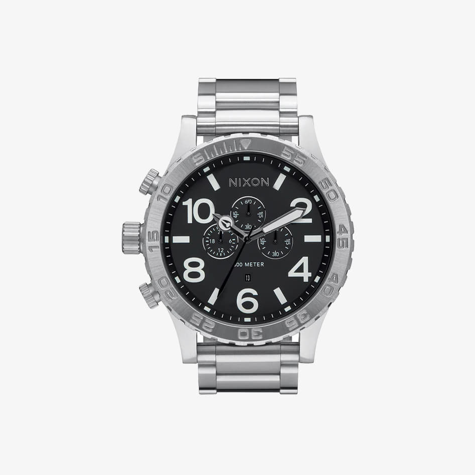 Relojes para hombres Nixon 51-30 Chrono Black