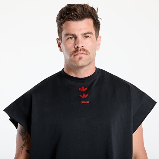 トップス MUSCLE TEE /WILLY CHAVARRIA WILLY CHAVARRIA: Black Budweiserria Muscle T-shirt | SSENSE