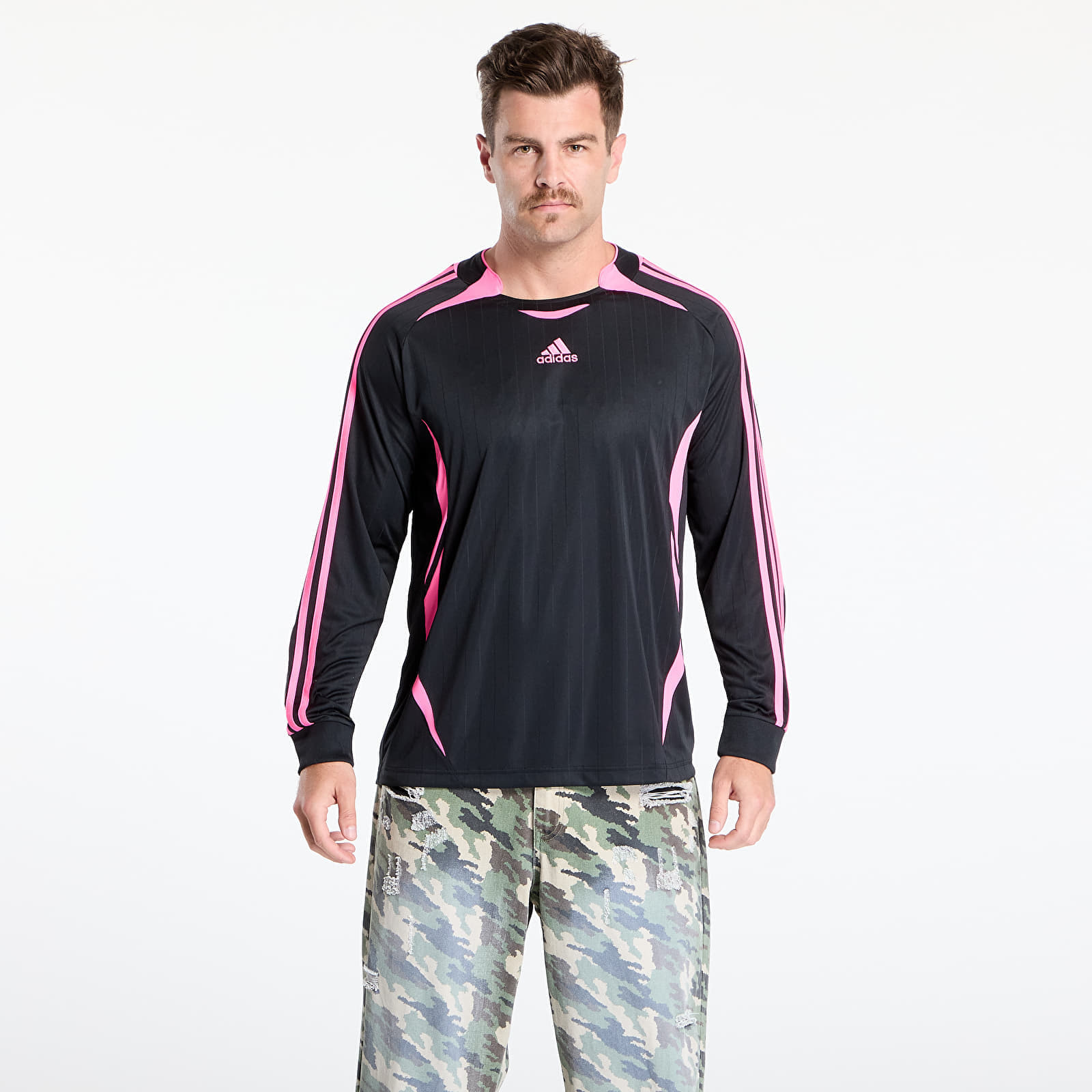 Jersey adidas Teamgeist Longlseeve Jersey Black/ Lucid Pink M