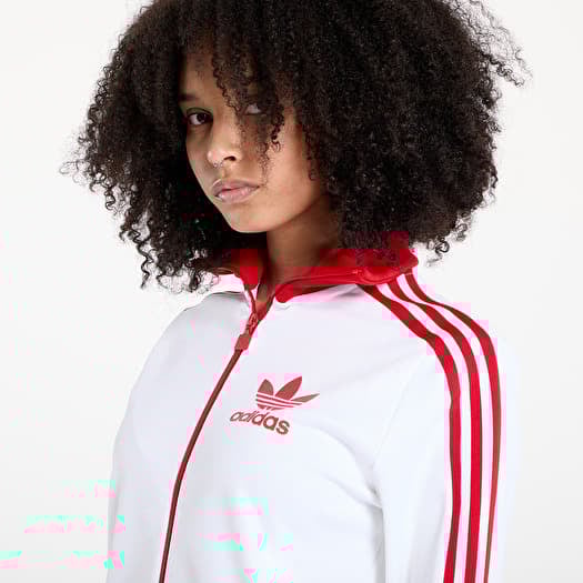 adidas BECKENBAUER 復刻　ベタースカーレット　XS-M Women's hoodies adidas Beckenbauer Track Top White/ Better