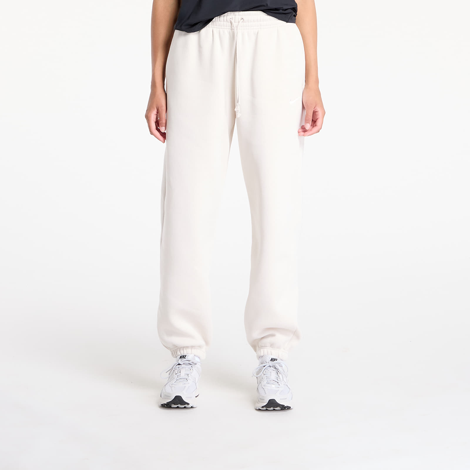 Jogginghosen Nike Sportswear Phoenix Fleece Women's High-Waisted Oversized Sweatpants Lt Orewood Brn/ Sail