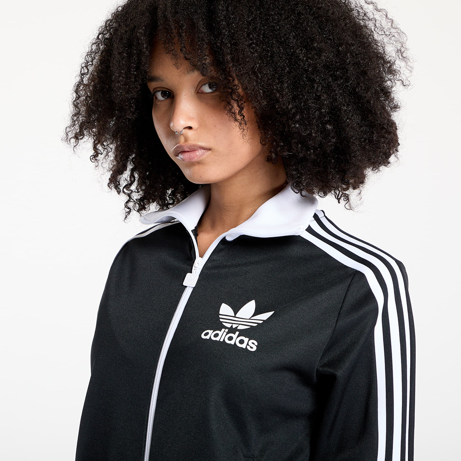 Kurtki damskie adidas Beckenbauer Track Top Black/ White
