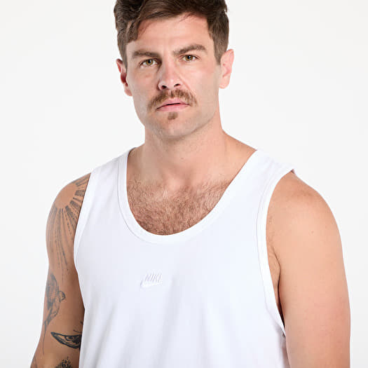 nike white vest mens