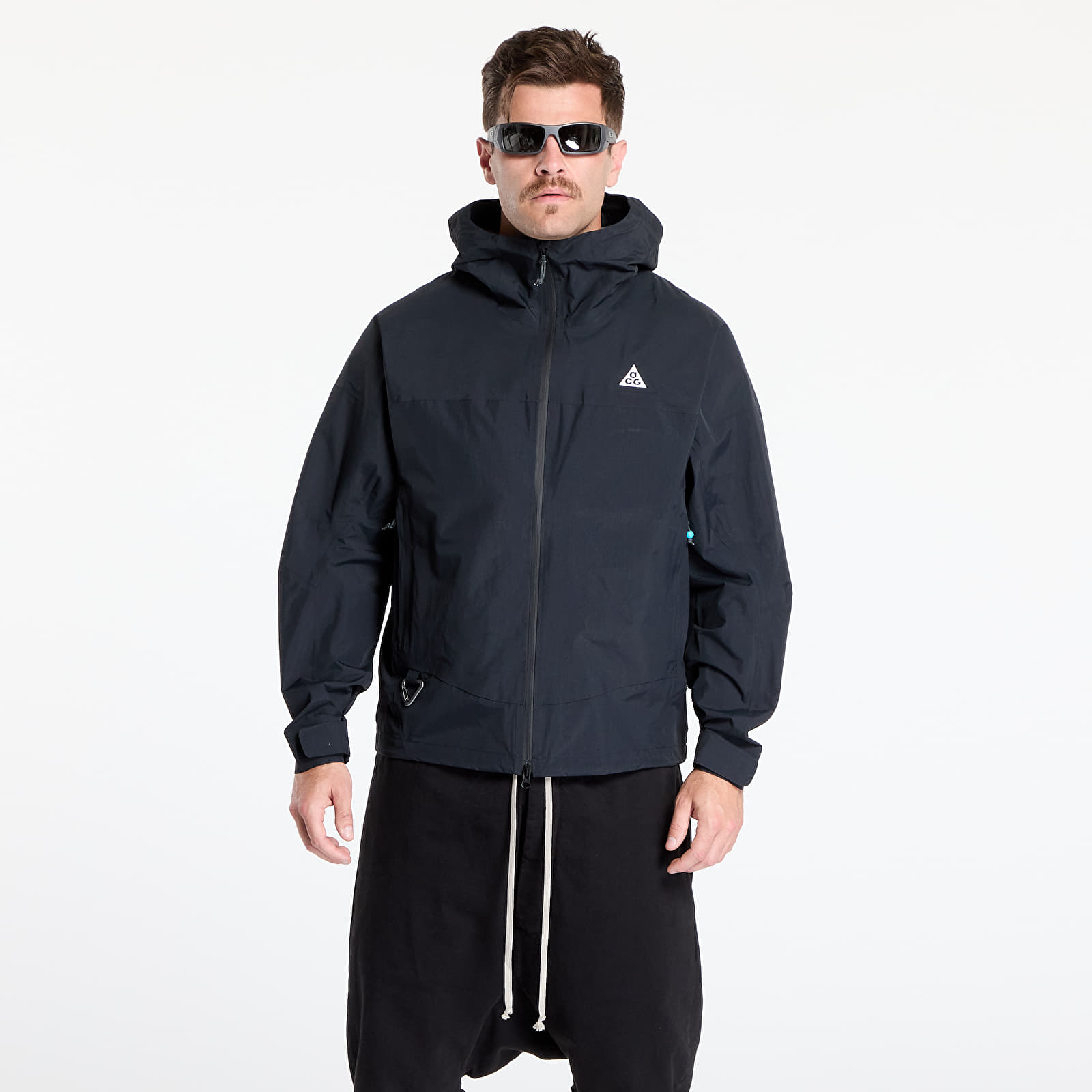 Kurtki Nike ACG "Morpho" Men's Storm-FIT ADV Rain Jacket Black/ Black/ Summit White