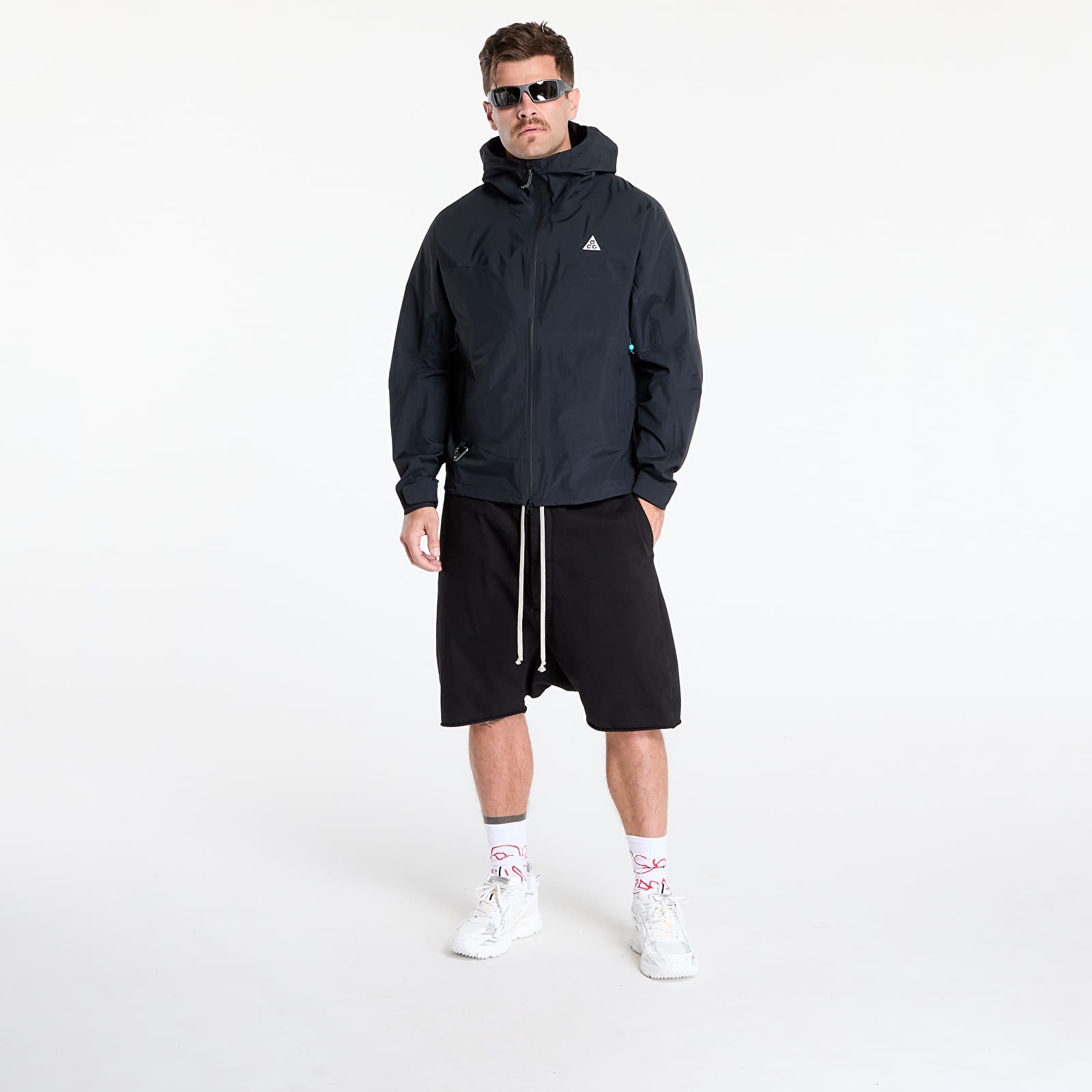 Kurtki Nike ACG "Morpho" Men's Storm-FIT ADV Rain Jacket Black/ Black/ Summit White