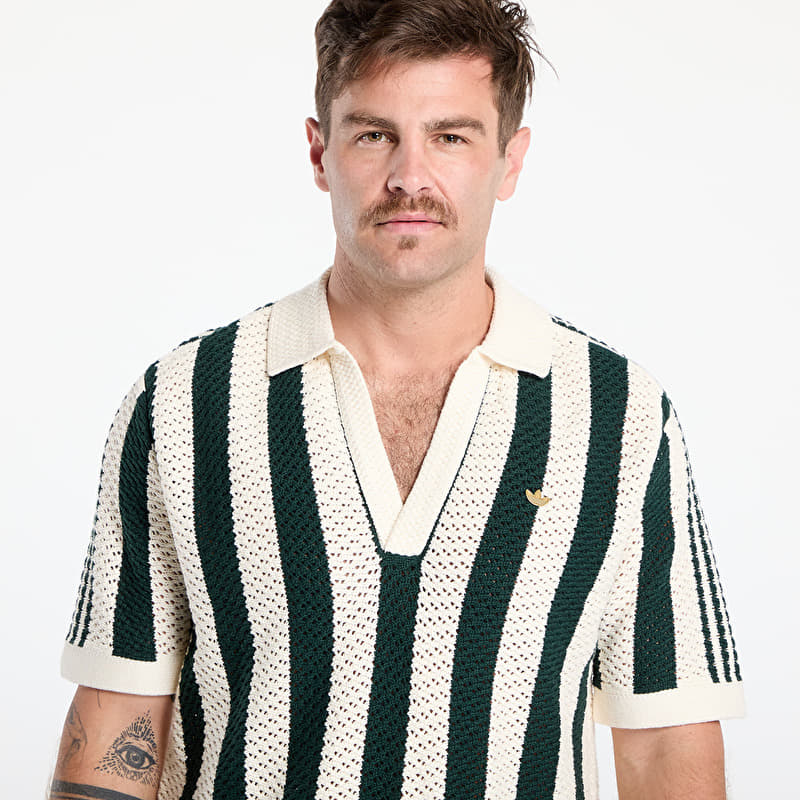 adidas x Clot Pique Polo by Edison Chen Green Night/ Cream White