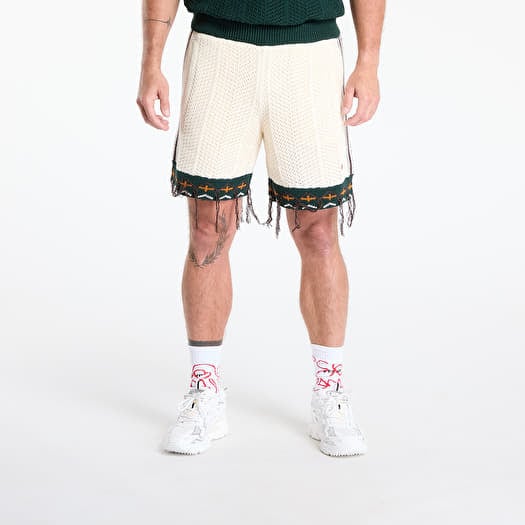 adidas x Clot by Edison Chen Crochet Shorts Cream White