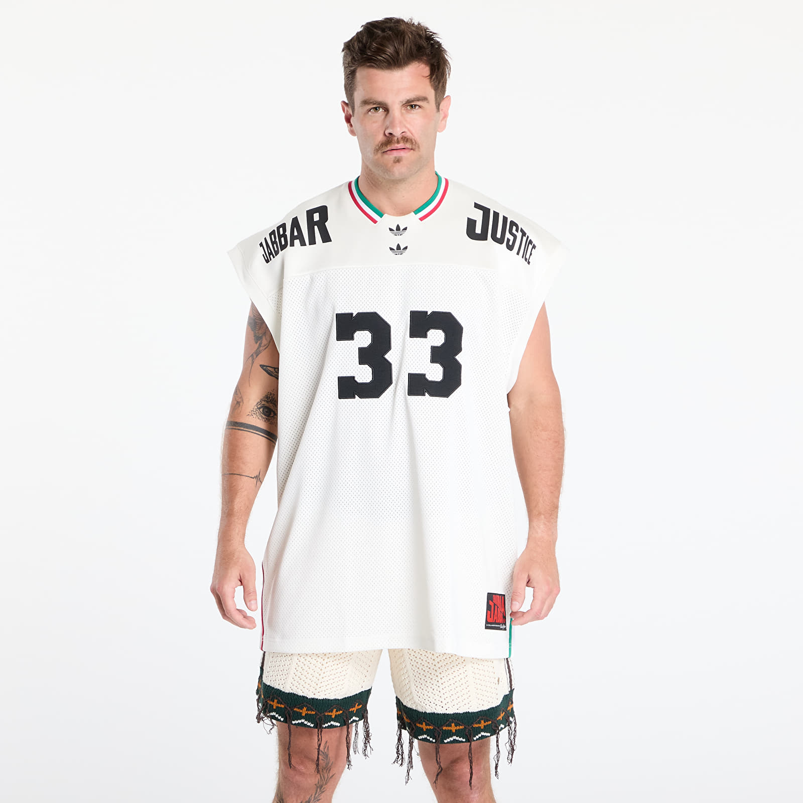 Trøjer adidas Chavarria Basketball Jersey Off White/ Black