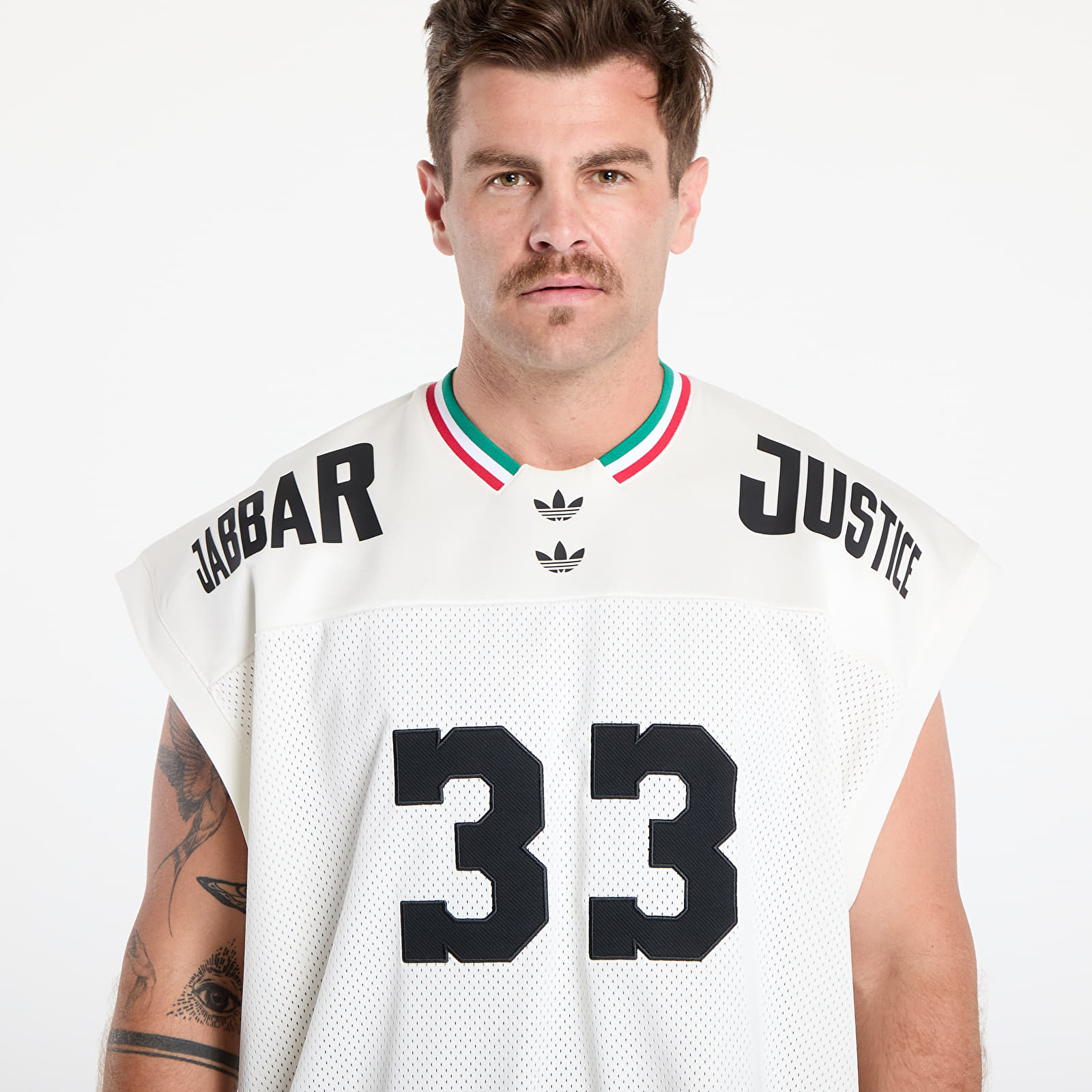 Trøjer adidas Chavarria Basketball Jersey Off White/ Black
