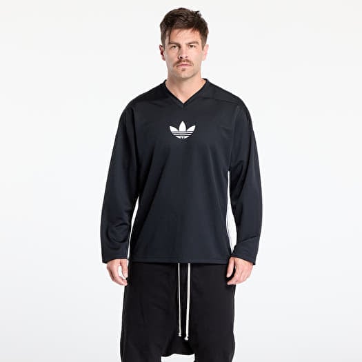 T-shirt adidas Originals Adicolor Mesh Long Sleeve Black/ White