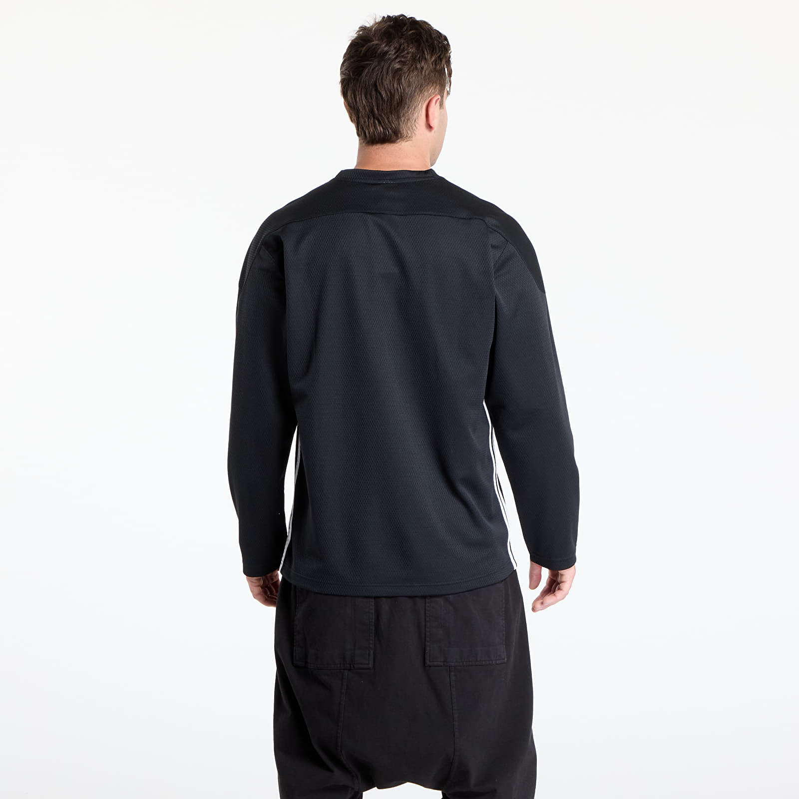T-Shirts adidas Originals Adicolor Mesh Long Sleeve Black/ White