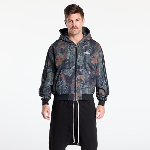 adidas Camo Hooded Full-Zip Black