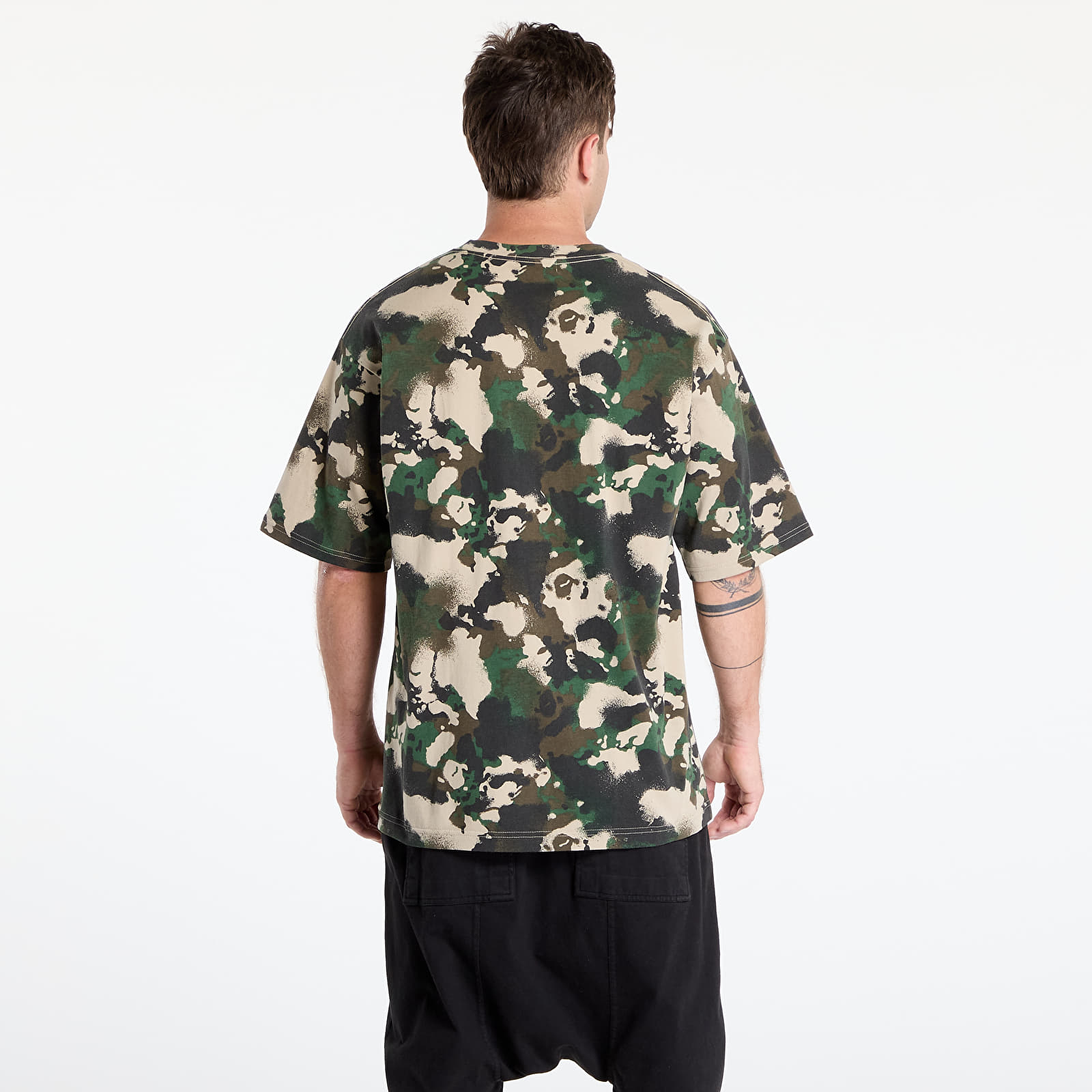 Koszulki A BATHING APE Map Camo Ape Head One Point Tee UNISEX Green