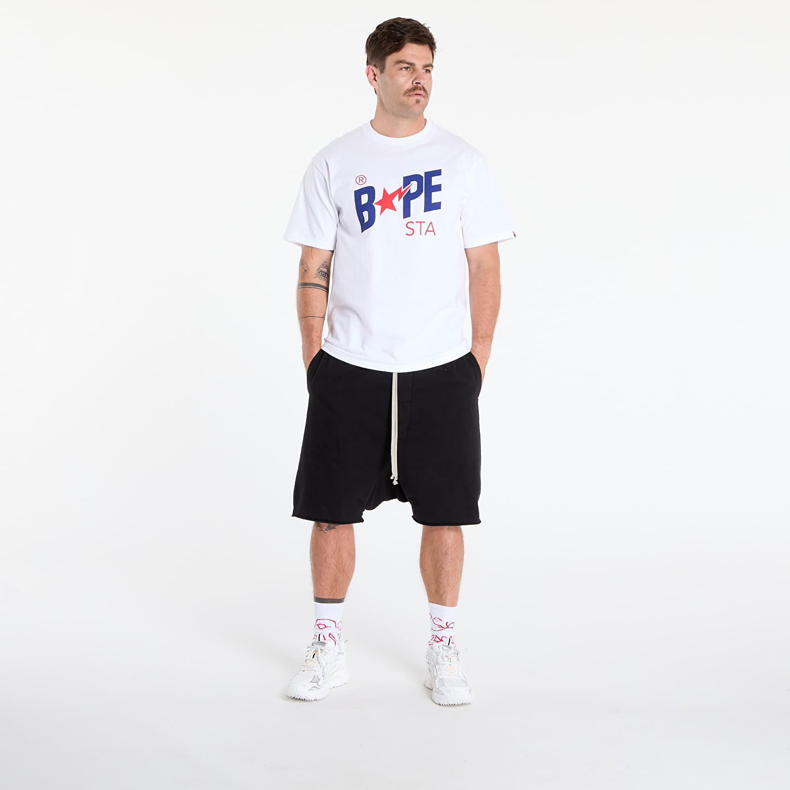 Koszulki A BATHING APE Colors Bape Sta Tee UNISEX White