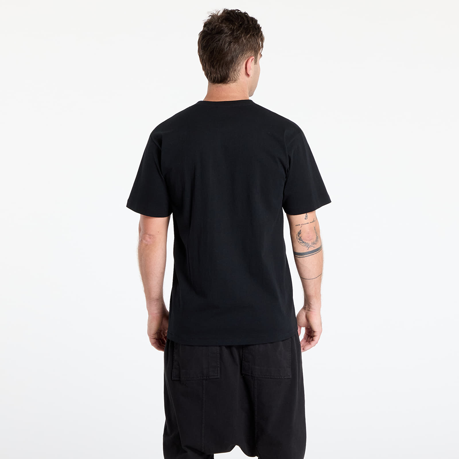 T-Shirts A BATHING APE Bathing Ape Script Logo Tee UNISEX Black/ Brown