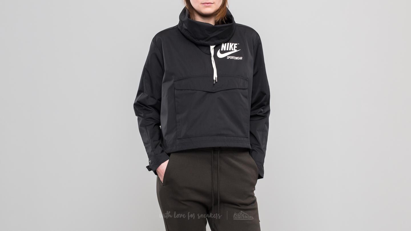 Dzsekik Nike Sportswear Archive Pullover Jacket Black