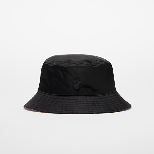 【A BATHING APE】大人気☆リバーシブル MONOGRAM BUCKLE HAT Bucket hats A BATHING APE College Monogram Reversible Buckle