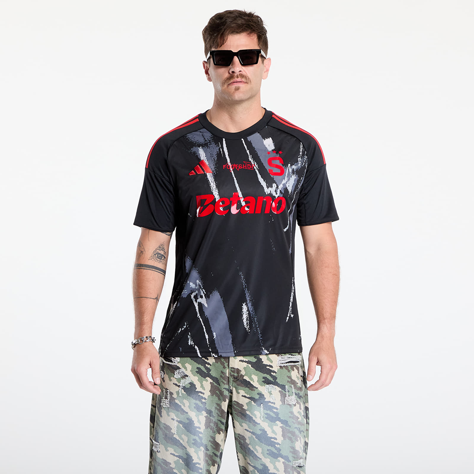 Camisetas adidas x Footshop x Sparta Jersey UNISEX Black/ Red
