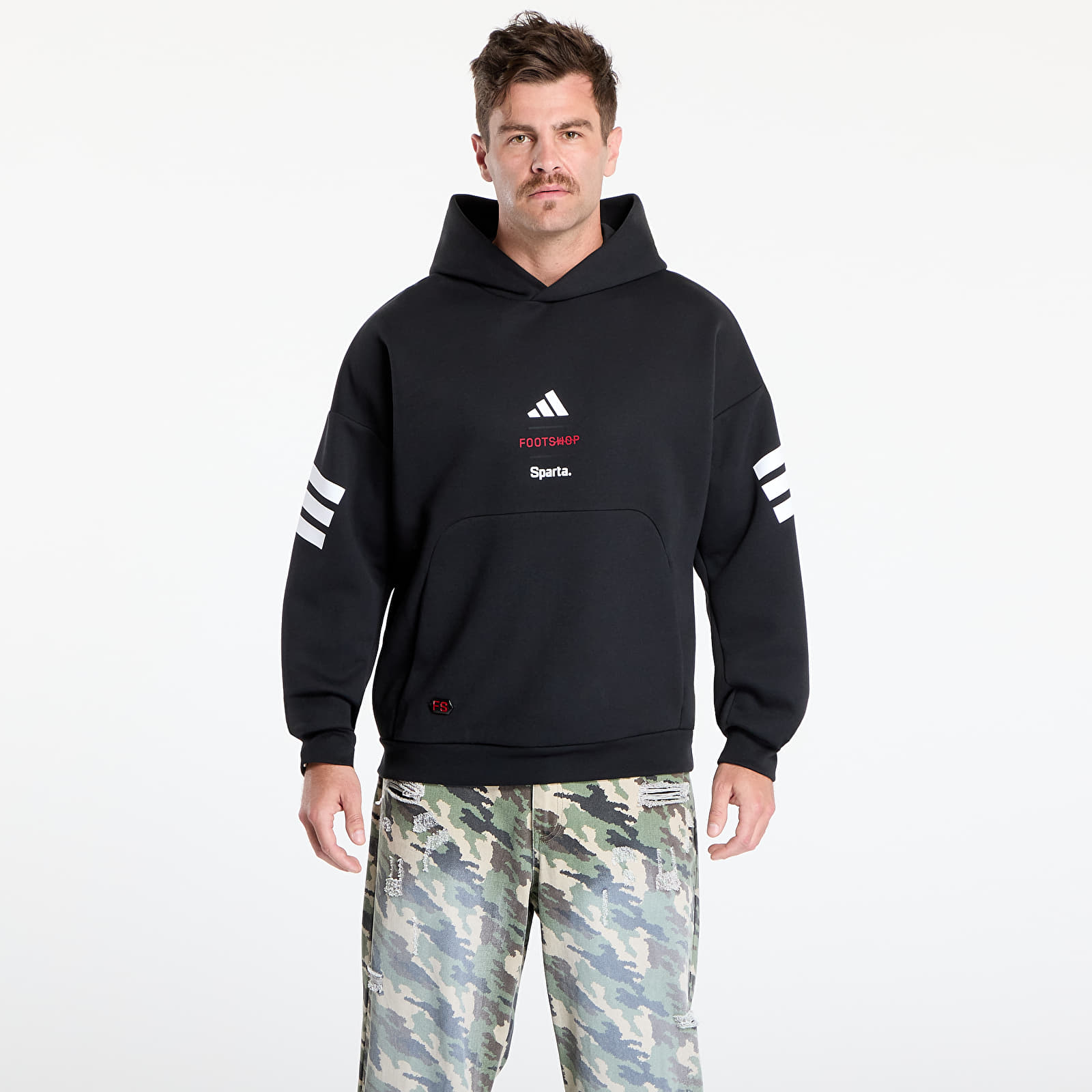 Hoodies and sweatshirts  adidas x Footshop x Sparta Hoodie UNISEX Black