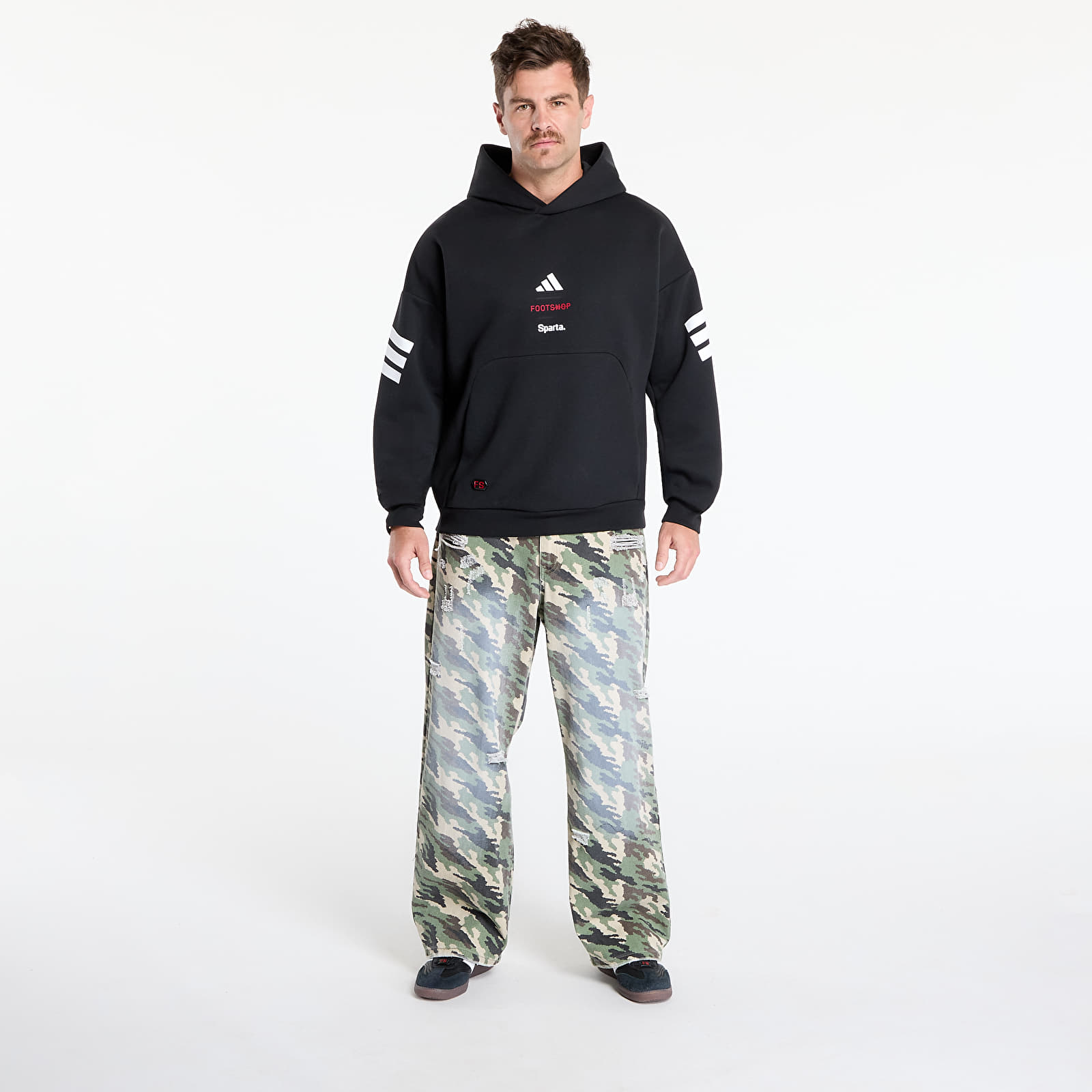 Hoodies and sweatshirts  adidas x Footshop x Sparta Hoodie UNISEX Black