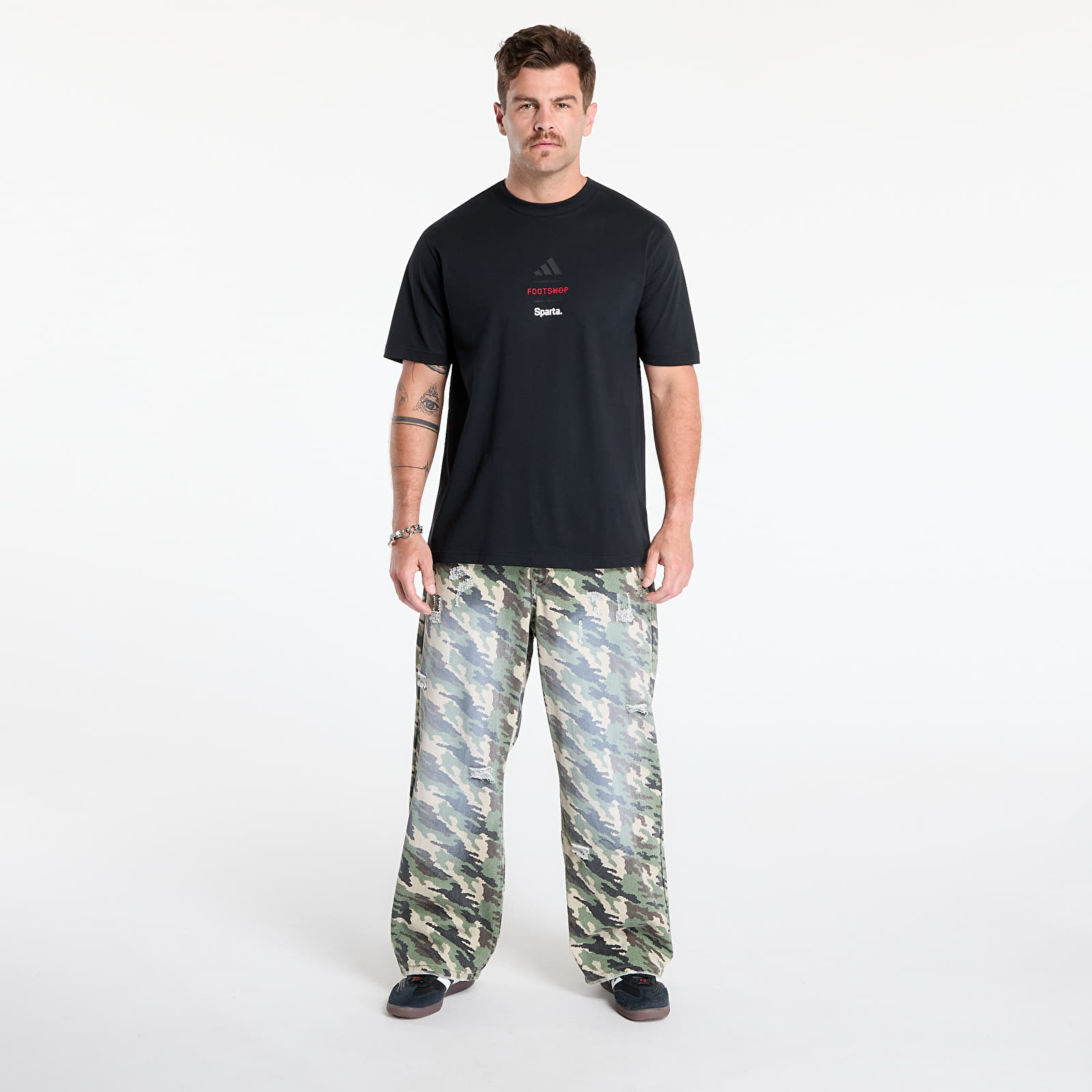 T-shirts adidas x Footshop x Sparta T-Shirt Logotype UNISEX Black