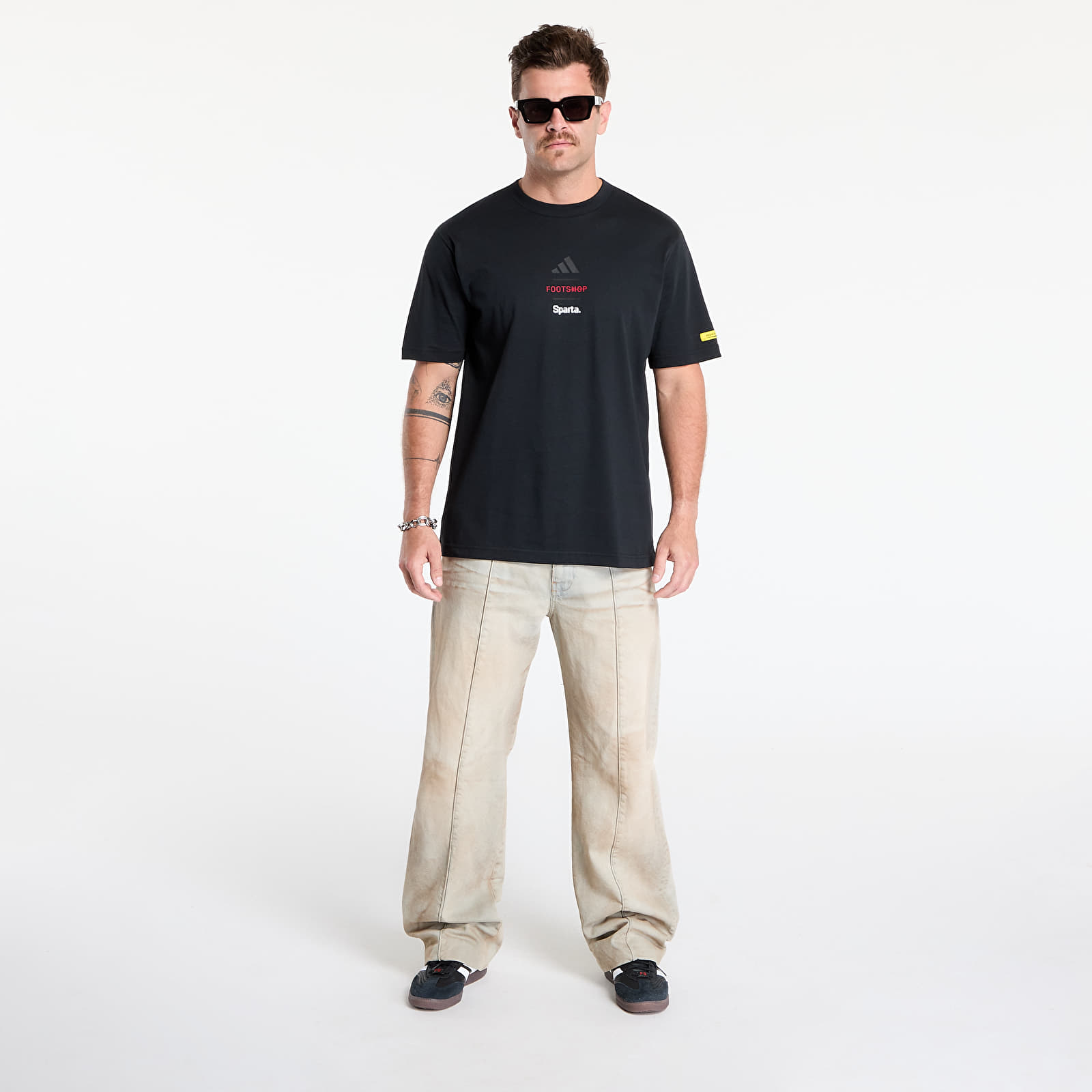 T-shirts adidas x Footshop x Sparta T-Shirt Crest UNISEX Black