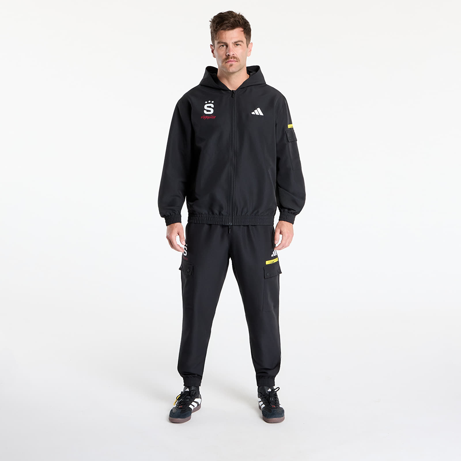 Pants adidas x Footshop x Sparta Windbreaker Pants UNISEX Black